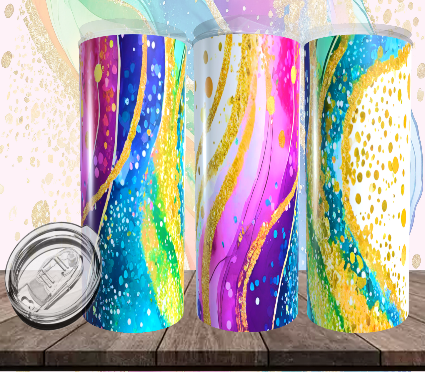 Ink Swirl Tumbler