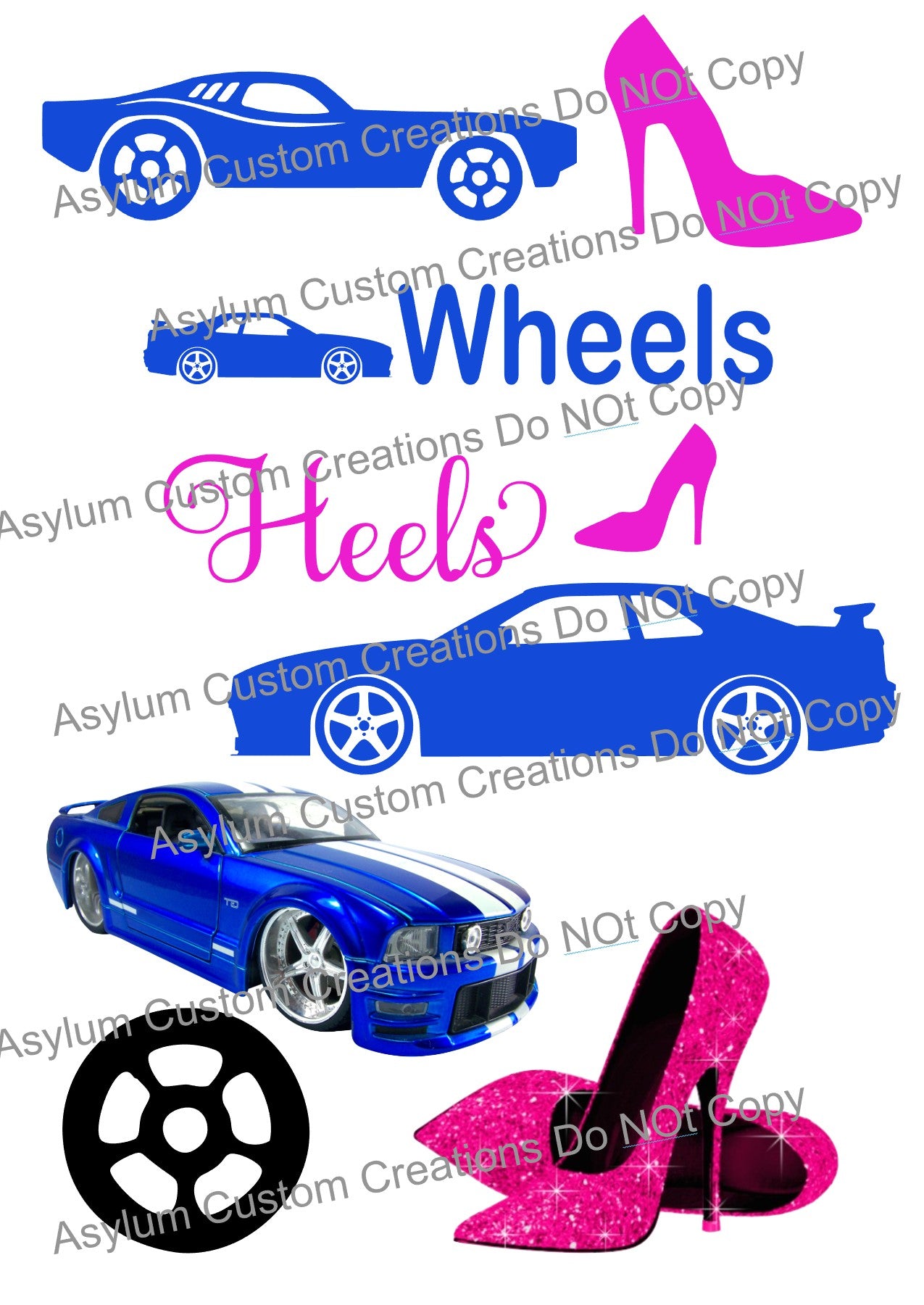 Baby Shower Decor... Wheels or Heels