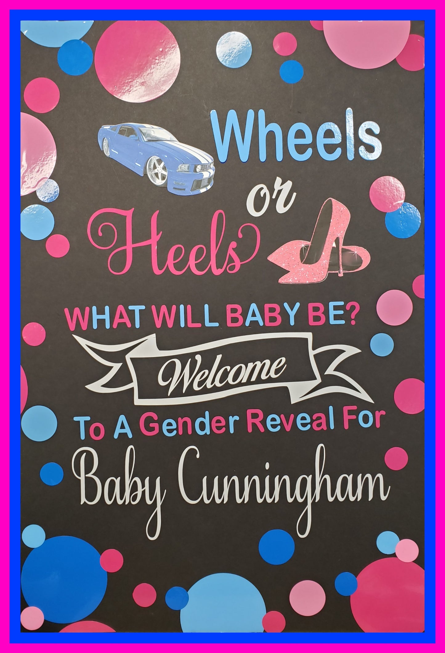 Baby Shower Decor... Wheels or Heels