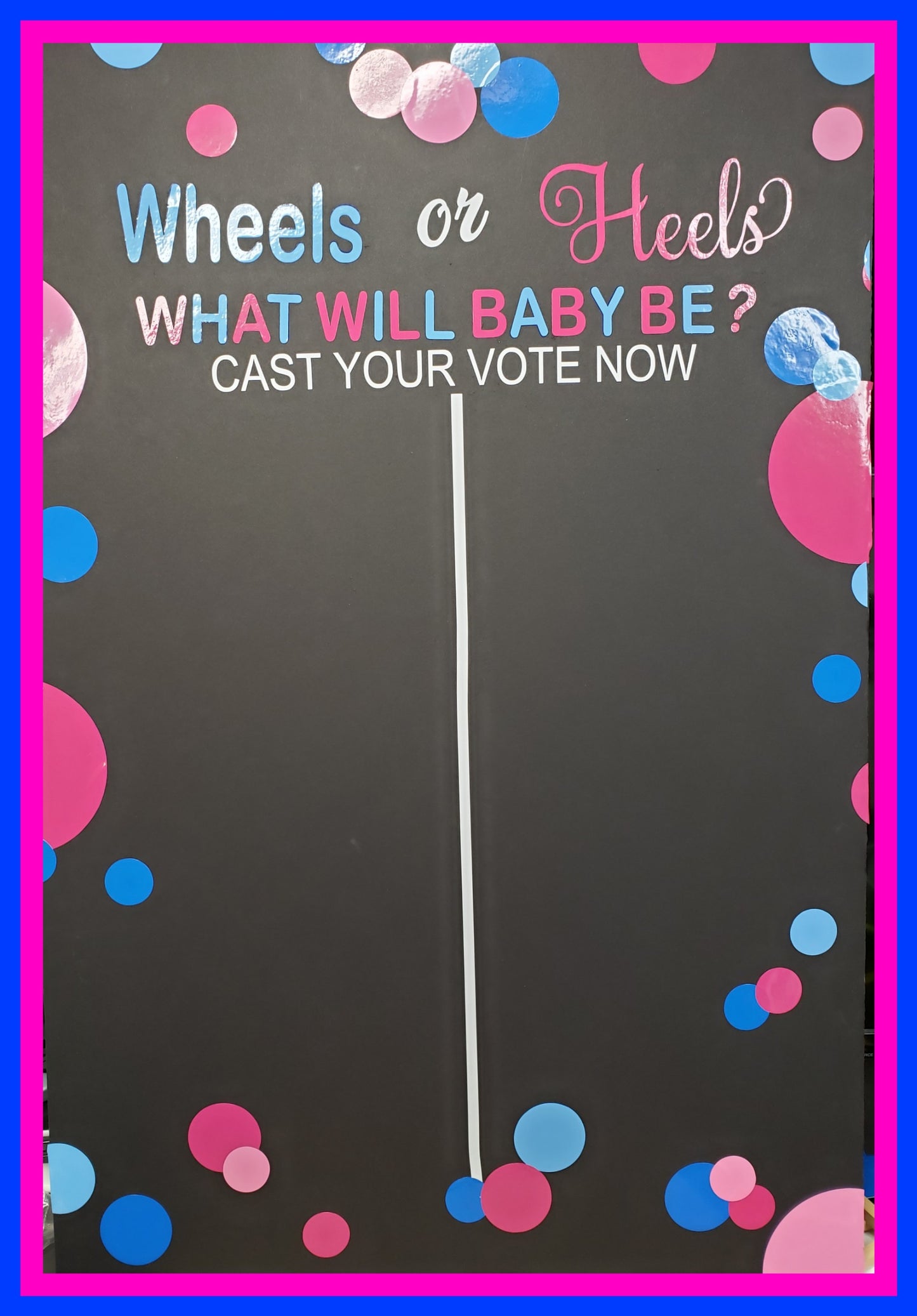 Baby Shower Decor... Wheels or Heels