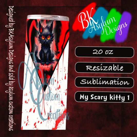 My Scary Kitty Sublimation Design Set