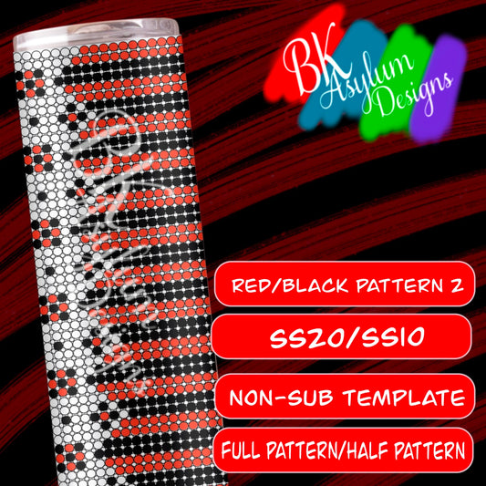 Red/Black Pattern 2