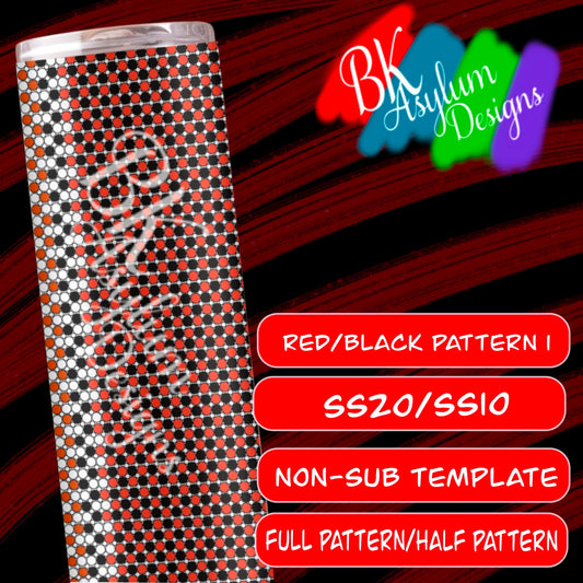 Red/Black Pattern 1