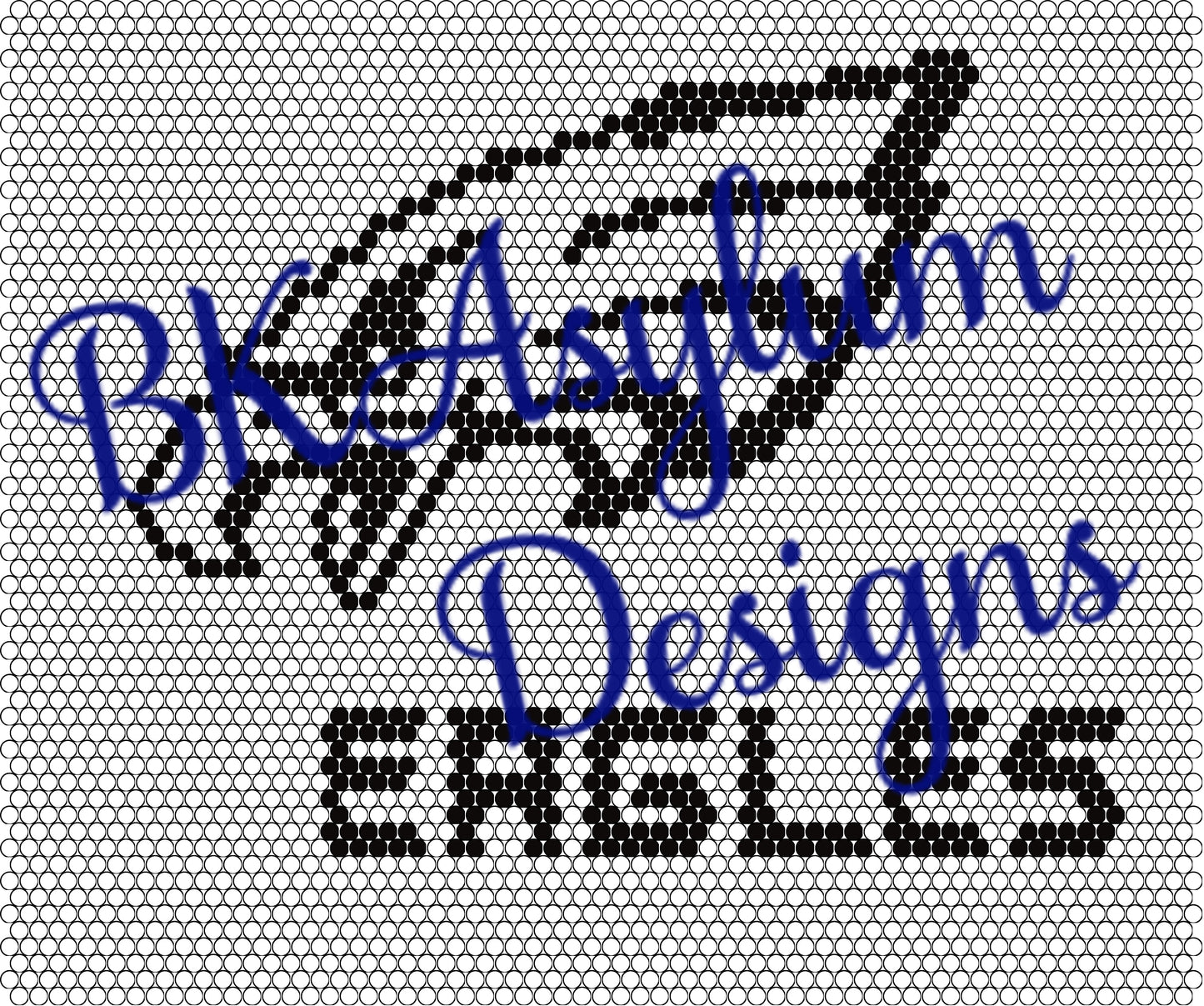 Eagles Mascot Rhinestone Tumbler Template