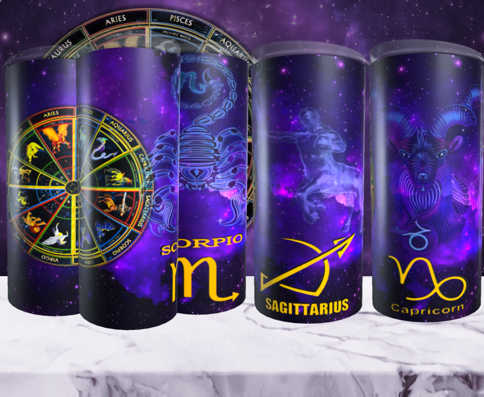 Zodiac Tumbler Night Sky