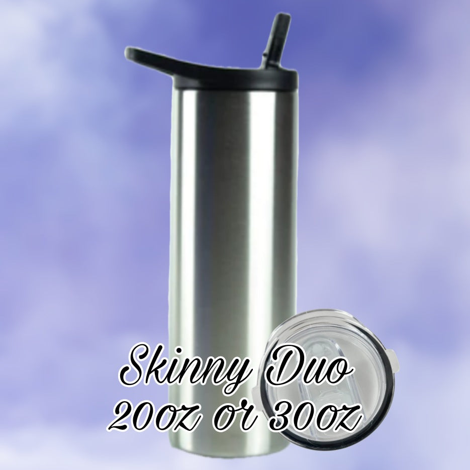 22 oz Skinny Water Bottle - Tumbler - Personalized